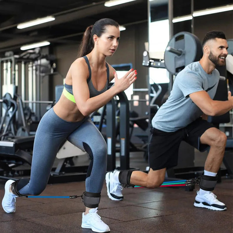 Premium Booty Leg Resistance Bands with Ankle Straps for Hip Fitness Training and Glute Workouts for Women