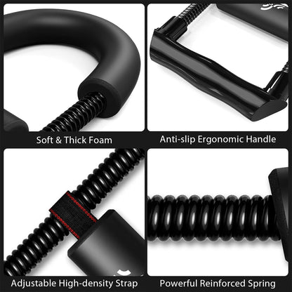Adjustable Tension Forearm and Wrist Strengthener - Hand Grip Developer for Enhanced Arm Strength Training at Home, Suitable for Beginners and Professionals