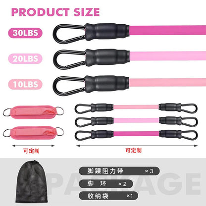 Premium Booty Leg Resistance Bands with Ankle Straps for Hip Fitness Training and Glute Workouts for Women