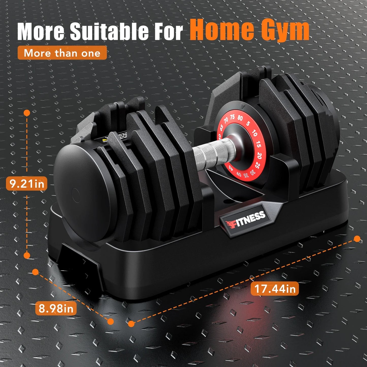 Adjustable Dumbbell Set - 160 lbs (80 lbs x 2), 16-in-1 Quick-Select Weight Adjustable Dumbbells for Comprehensive Home Workouts