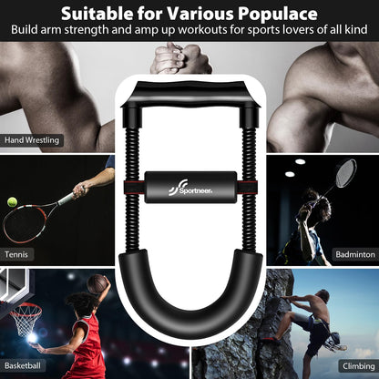 Adjustable Tension Forearm and Wrist Strengthener - Hand Grip Developer for Enhanced Arm Strength Training at Home, Suitable for Beginners and Professionals