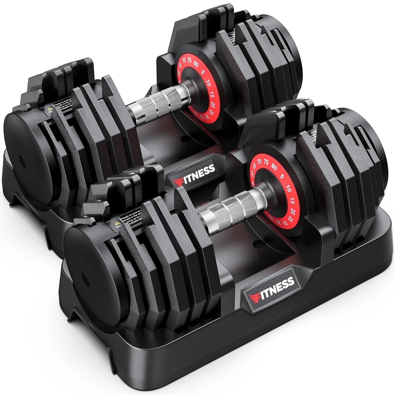 Adjustable Dumbbell Set - 160 lbs (80 lbs x 2), 16-in-1 Quick-Select Weight Adjustable Dumbbells for Comprehensive Home Workouts